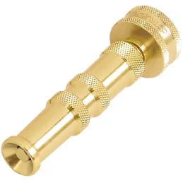  Pitones Chiflon para Manguera Conexión Roscada Hembra 3/4 Largo 4" Regulador de chorro de laton, CHMA-4 13136 Truper 12.711864 