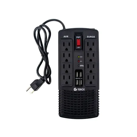  Estabilizador de voltaje TEROS TE-7180 AVR1200VA / 600W 184-276 VAC 57.000018 Estabilizador de voltaje TEROS TE-7180 AVR1200VA 