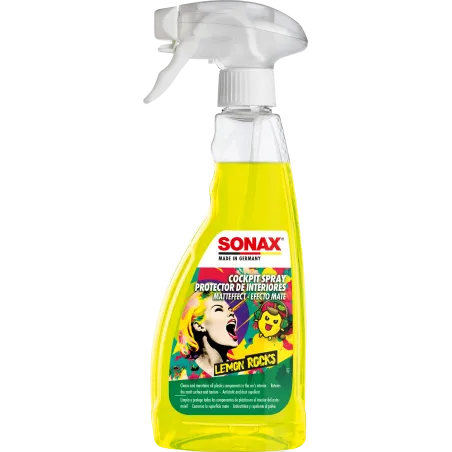  Protector de Interiores Mate Lemon Rocks Limpia Protege Piezas Plastico 0.5L Sonax 343241 20.000056 Protector de Interiores Mat