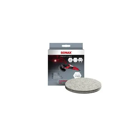 Almohadilla Pad de Fieltro 125mm 2Unidades Pulido de Vidrio Sonax 493300 Sonax-Almohadilla Pad de Fieltro 125mm 2Unidades Pulido