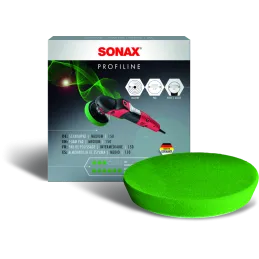 Disco de Pulido Eponja Mediana Verde 143mm con Velcro Para Soporte 125mm Sonax 498541 Sonax-Disco de Pulido Eponja Mediana Verde