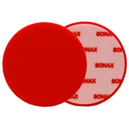 Disco de Pulido Esponja Dura Rojo 165mm con Velcro para Soporte 125-150mm Sonax 492241 Sonax-Disco de Pulido Esponja Dura Rojo 1