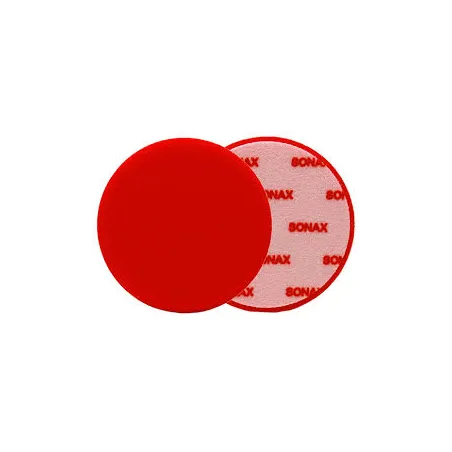 Disco de Pulido Esponja Dura Rojo 165mm con Velcro para Soporte 125-150mm Sonax 492241 Sonax-Disco de Pulido Esponja Dura Rojo 1