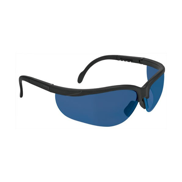 Lentes de Seguridad Vision Azul, 100% Policarbonato con UV Antirayadura, LEDE-SZ 14303 Truper
