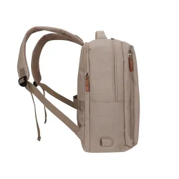 Backpack Teros City III TE-9046BG, para Notebooks de hasta 15.6", Color Beige Teros-Backpack Teros City III TE-9046BG, para Note