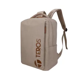  Backpack Teros City III TE-9046BG, para Notebooks de hasta 15.6", Color Beige 90.000016 Backpack Teros City III TE-9046BG, para