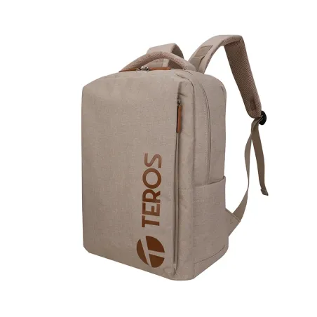  Backpack Teros City III TE-9046BG, para Notebooks de hasta 15.6", Color Beige 90.000016 Backpack Teros City III TE-9046BG, para