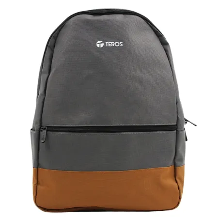  Backpack Teros Nova TE-ACS9020GR, para Notebooks de hasta 15.6", Color Gris/Marrón 45.000008 Backpack Teros Nova TE-ACS9020GR, 