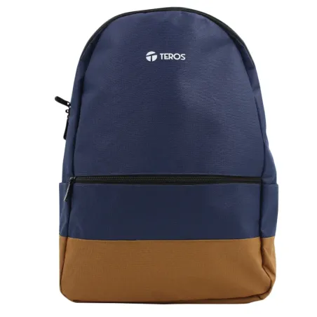 Backpack Teros Nova TE-ACS9019, para Notebooks de hasta 15.6", Color Azul/Marrón 45.000008 Backpack Teros Nova TE-ACS9019, para