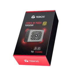 Fuente de Alimentación Gamer Teros TE-1328G, Formato ATX, 1000W 80 Plus Gold 155-240V Teros-Fuente de Alimentación Gamer Teros T