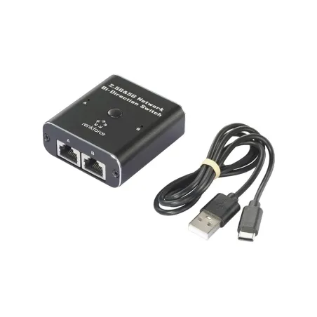 Switch Bidireccional de red Renkforce RF-EW-700 de 2 puertos 2.5G & 5G, Alimentacion USB renkforce-Switch Bidireccional de red R