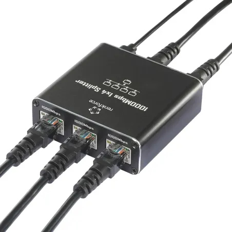 Switch Gigabit Ethernet Renkforce RF-GES-400 con 4 puertos RJ45 y alimentación por USB renkforce-Switch Gigabit Ethernet Renkfor