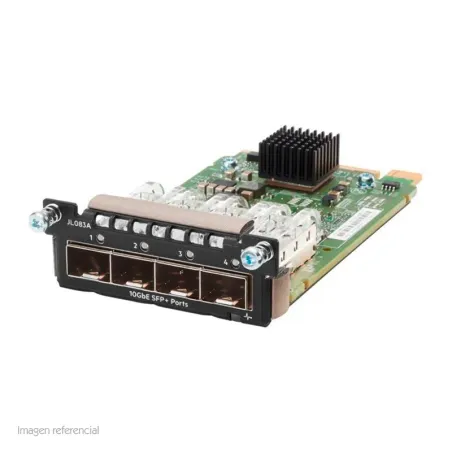 HPE 3810M Aruba (JL083A), 4 SFP+, velocidad de transferencia 10 Gbps. HPE-HPE 3810M Aruba (JL083A), 4 SFP+, velocidad de transfe