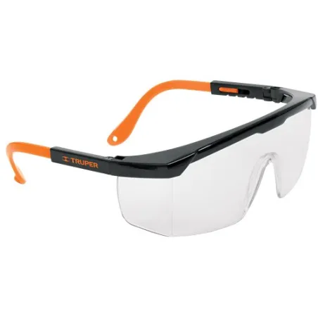  Lentes de Seguridad Ajustable Transparente, 100% Policarbonato con UV Antirayadura, LEN-2000 14284 Truper 4.491525 Lentes de Se