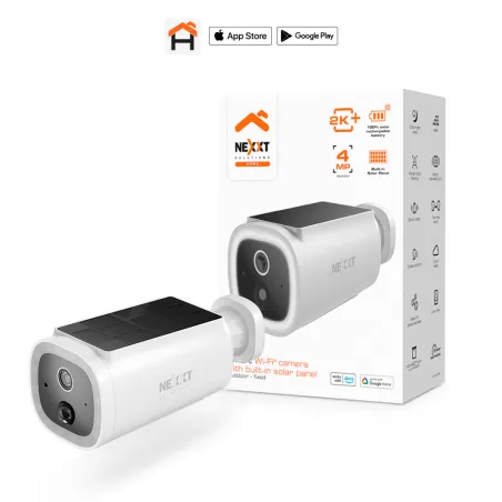 Camara Wifi con Panel Solar Integrado Exterior Nexxt NHC-OF30S