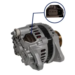 Alternador Mitsubishi L200 2500 4D56U KB4T Echlin Echlin-Alternador Mitsubishi L200 2500 4D56U KB4T Echlin 12V 90A AMPERES 6PK 4