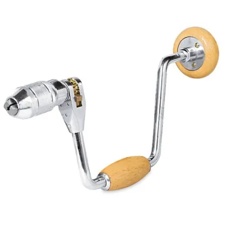  Berbiqui Profesional Taladro Manual 12", tipo ratchet, Barril y Manibela de Madera, BC-12M 10970 Truper 72.881356 Berbiqui Prof
