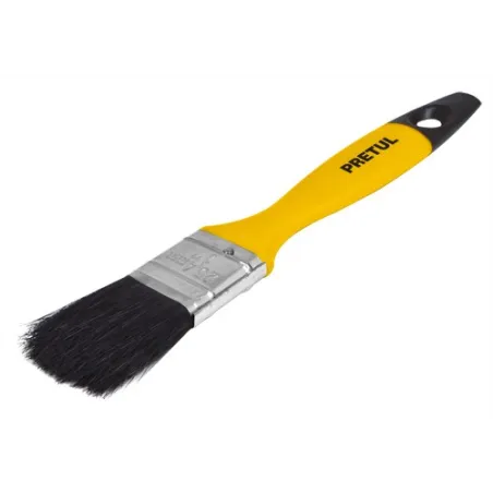  Brochas Profesionales 1" 40x8mm ResisteSolvente Pretul 21524  0.932203 Brochas Profesionales mango de Plastico 1" Long Cerdas 4