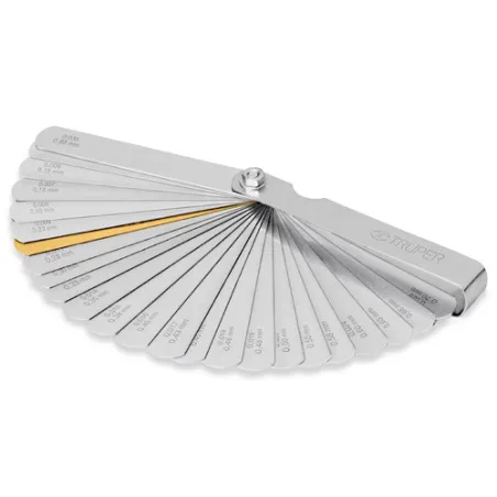  Galgas de Bujia, 32 Hojas, Graduacion 0.04 - 0.88mm, en acero al manganeso, CAL-32 14397 Truper 11.186441 Galgas de Bujia, 32 H
