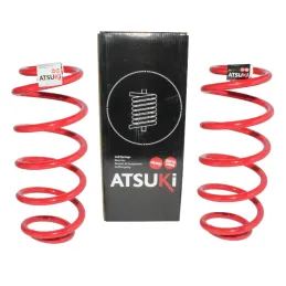 Resorte Espiral Posterior DER IZQ Toyota Yaris 1300 1500 1NRFE 1NZFE 2NZFE 12.90x66x76x320 6V Atsuki Atsuki-Resorte Espiral Post