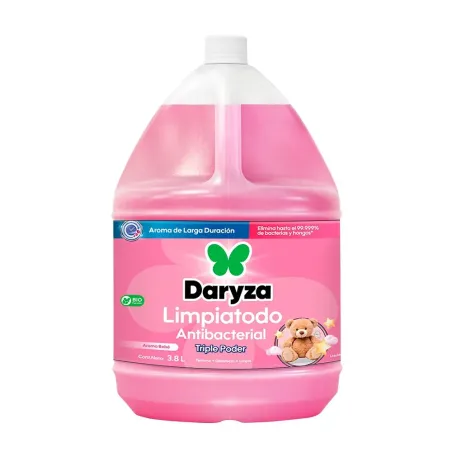 LimpiaTodo Antibacterial 3.8L Bebe Daryza 33284 Daryza-LimpiaTodo Antibacterial 3.8L Bebe Daryza 33284 El limpiatodo antibacteri