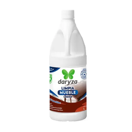 Limpia Mueble 1L Crema Daryza 32795 Daryza-Limpia Mueble 1L Crema Daryza 32795 Desinfecta, limpia, humecta, protege y restaura e