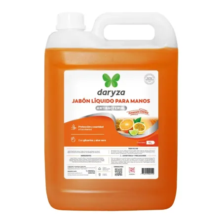 Jabon Liquido Para Manos 4L Antibacterial Frescura Citrica Daryza 32324 Daryza-Jabon Liquido Para Manos 4L Antibacterial Frescur