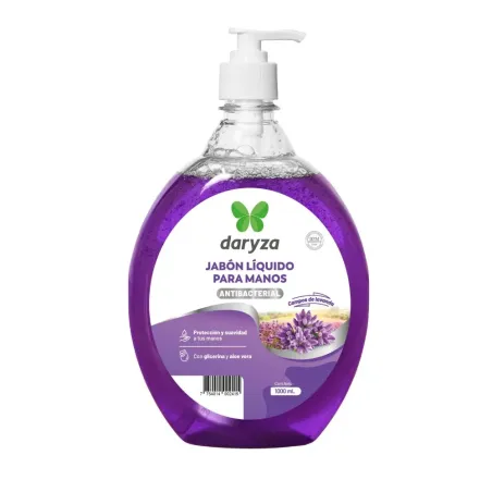 Jabon Líquido Para Manos 1L Antibacterial Campos de Lavanda Daryza 32320 Daryza-Jabon Líquido Para Manos 1L Antibacterial Campos