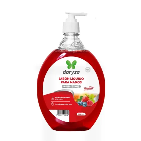 Jabon Líquido Para Manos 1L Antibacterial Frutos Rojos Daryza 32319 Daryza-Jabon Líquido Para Manos 1L Antibacterial Frutos Rojo