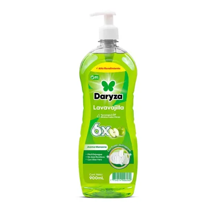 Lavavajilla Liquido 900ml Manzan Daryza 32180 Daryza-Lavavajilla Liquido 900ml Manzan Daryza 32180El LAVAVAJILLA Daryza es un li