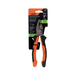 Alicates universal 7" Aislado 1000v ComfortGrip CrVanadio Truper 17329 Truper-Alicate universal 7" Comfort Grip Acero al cromo v