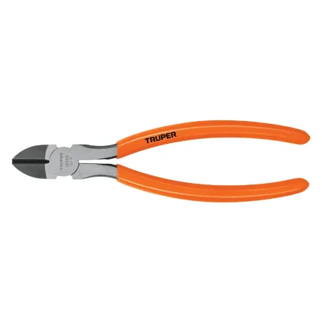 Alicates de corte diagonal 8" CrVanadio MangoPVC Truper 12353 Truper-Alicates de corte diagonal 8" CrVanadio MangoPVC Truper 123