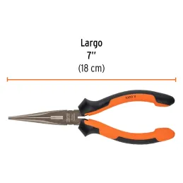 Alicates de punta y corte 7" Aislado 1000v ComfortGrip CrVanadio Truper 12348 Truper-Alicates de punta y corte 7" Aislado 1000v 
