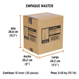 Alicates de Presion 6" Tipo C Autoajustable Acarbono Truper 17413 Truper-Alicates de Presion 6" Tipo C Autoajustable Acarbono Tr