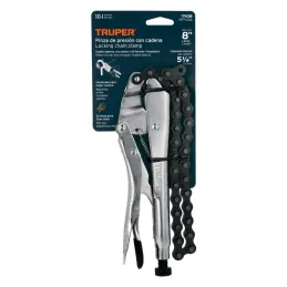 Alicates de Presion 8" de cadena 50cm Acarbono Truper 17438 Truper-Alicates de Presion 8" de cadena 50cm Acarbono Truper 17438 C