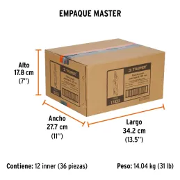 Alicates de Presion 9" Punta Larga CrMolibdeno Truper 17433 Truper-Alicates de Presion 9" Punta Larga CrMolibdeno Truper 17433 M