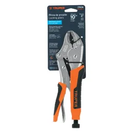 Alicates de Presion 10" Curvo CrMolibdeno MangoVinil Truper 17436 Truper-Alicates de Presion 10" Curvo CrMolibdeno MangoVinil Tr