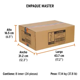 Alicates de Presion 12" Curvo CrMolibdeno Truper 17429 Truper-Alicates de Presion 12" Curvo CrMolibdeno Truper 17429 Mordazas cu