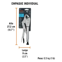 Alicates de Presion 10" Curvo CrMolibdeno Truper 17423 Truper-Alicates de Presion 10" Curvo CrMolibdeno Truper 17423 Mordazas cu