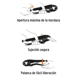 Alicates de Presion 7" Curvo CrMolibdeno Truper 17421 Truper-Alicates de Presion 7" Curvo CrMolibdeno Truper 17421 Mordazas curv