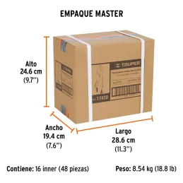 Alicates de Presion 5" Curvo CrMolibdeno Truper 17420 Truper-Alicates de Presion 5" Curvo CrMolibdeno Truper 17420 Mordazas curv