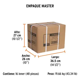 Alicates de Presion 7" Recto CrMolibdeno Truper 17422 Truper-Alicates de Presion 7" Recto CrMolibdeno Truper 17422 Mordazas rect