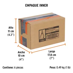 Alicates de Corte diagonal 4" ComfortGrip CrVanadio Truper 17367 Truper-Alicates de Corte diagonal 4" ComfortGrip CrVanadio Trup