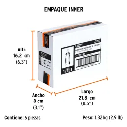 Alicates de corte diagonal 6" 1000v ComfortGrip CrVanadio Truper 17331 Truper-Alicates de corte diagonal 6" 1000v ComfortGrip Cr