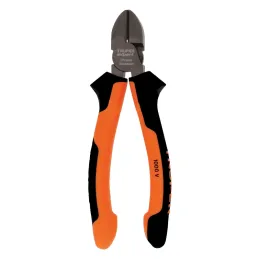 Alicates de corte diagonal 6" 1000v ComfortGrip CrVanadio Truper 17331 Truper-Alicates de corte diagonal 6" 1000v ComfortGrip Cr