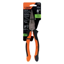 Alicates de punta y corte 8" Aislado 1000v ComfortGrip CrVanadio Truper 17336 Truper-Alicates de punta y corte 8" Aislado 1000v 