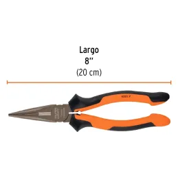 Alicates de punta y corte 8" Aislado 1000v ComfortGrip CrVanadio Truper 17336 Truper-Alicates de punta y corte 8" Aislado 1000v 