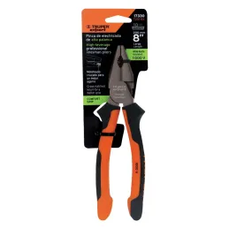Alicates universal 8" Aislado 1000v ComfortGrip CrVanadio Truper 17330 Truper-Alicates universal 8" Aislado 1000v ComfortGrip Cr