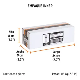 Alicates Universal 7" Aislado 1000v ComfortGrip CrVanadio Truper 17338 Truper-Alicates Universal 7" Aislado 1000v ComfortGrip Cr