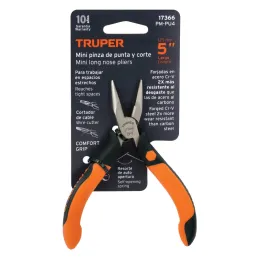 Alicates de punta y corte 5" ComfortGrip CrVanadio Truper 17366 Truper-Alicates de punta y corte 5" ComfortGrip CrVanadio Truper